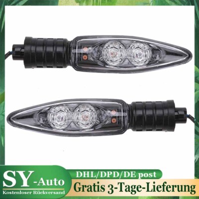 2× LED Motorrad Blinker Vorne Blinkleuchte Für BMW K46 S1000RR R1200GS F800GS