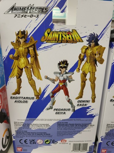 Anime Heroes ~ Gemini Saga Figure ~ Saint Seiya: Knights of the Zodiac - Picture 2 of 2