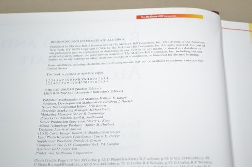 Beginn und Fortgeschrittene Algebra, Hardcover, 2006, Mc-Graw Hill, Julie Miller - Bild 9 von 12