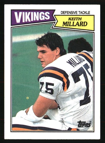 Keith Millard 1987 Topps #209 FOOTBALL Card - Foto 1 di 2