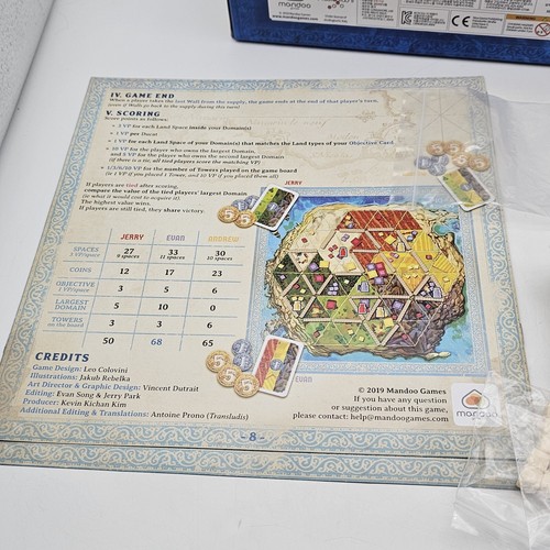 Mandoo Brettspiel Castello Methoni (Englisch/Koreanische Ausgabe) Komplett EuC! - Bild 5 von 6
