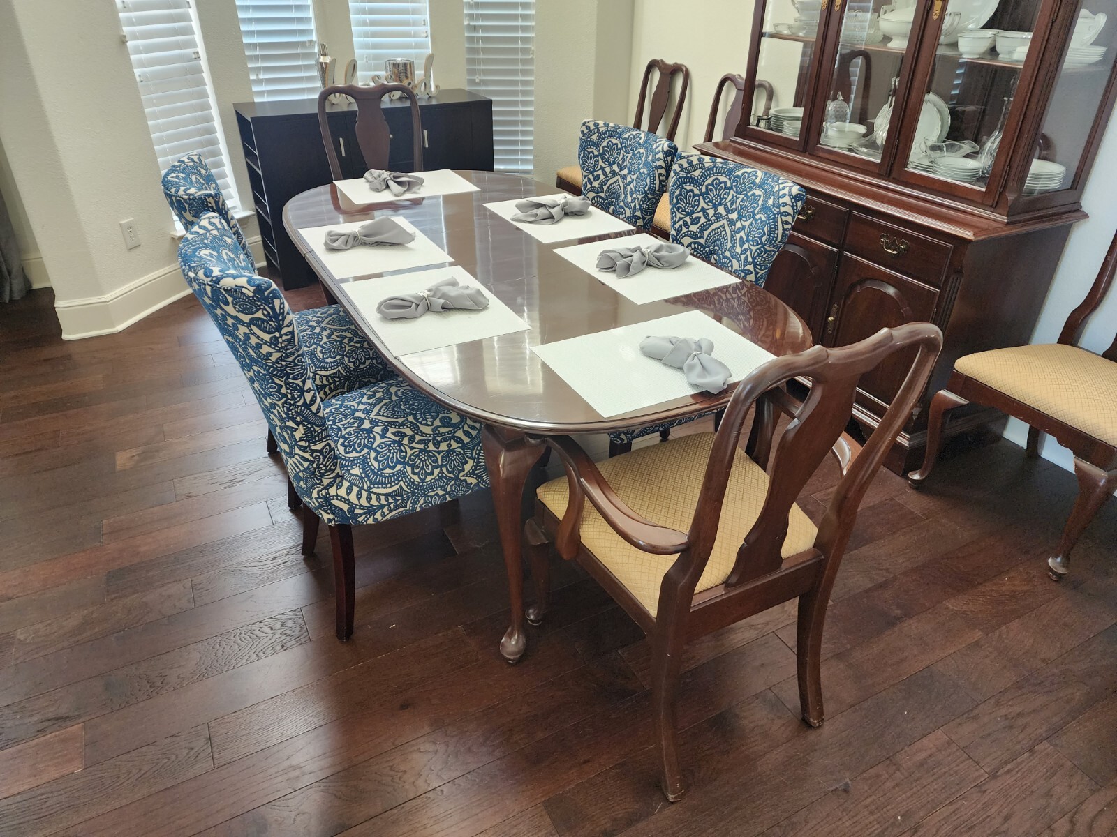 Ethan Allen Antique Dining Room Set eBay
