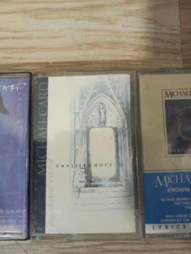 4x Michael Card Cassettes - Joy Journey - Unveiled Hope - Known Scars - Poiema - Picture 3 of 14