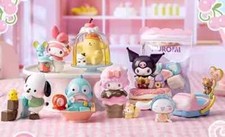 Sanrio Characters Colorful Food Series Figure Blind Box Open Confirmed 3"H