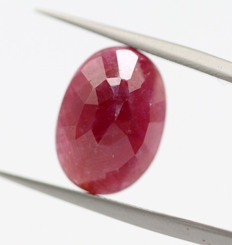 Natural Loose Ruby Oval Cut 14 x 10 mm Big Gemstone 7.53 Ct Earth Mined Kenya - Picture 13 of 19
