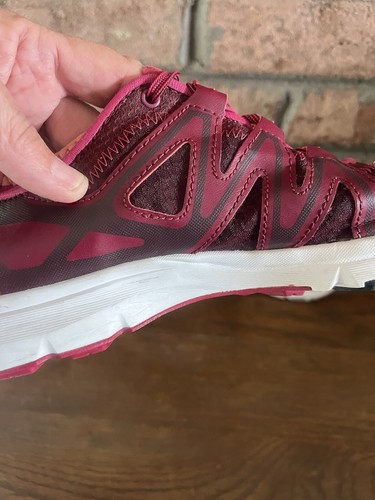 Salomon Women's Contagrip 187982 Maroon Running Athletic Shoes - Size 7 - Picture 19 of 21