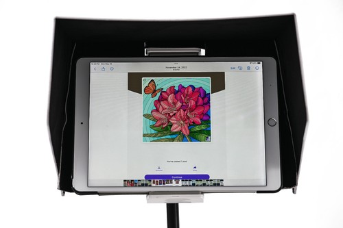 Foldable Sun Shade Hood With Clamp and Tripod Adapter For 10 inch iPad Tablet - Picture 29 of 34