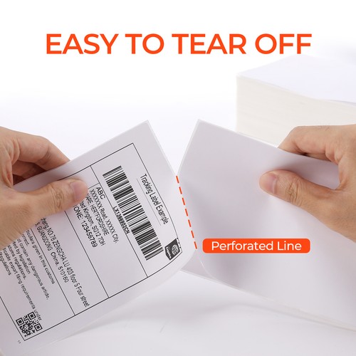 MUNBYN Thermal Shipping Label Printer /500 4x6 Labels /Holder for UPS USPS FedEx - Picture 12 of 23