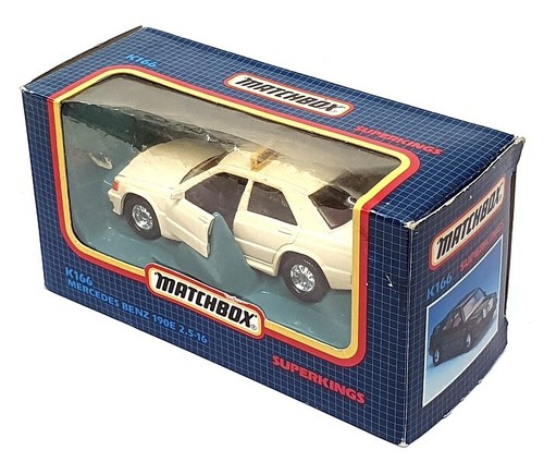 Matchbox 12cm Long Diecast K166 - Mercedes Benz 190E 2.5-16 - Cream - Picture 5 of 5