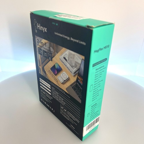 Hinyx 20W Fast Charging Station, 2-in-1 Zinc Alloy Foldable Magsafe Charger - Photo 16 sur 24