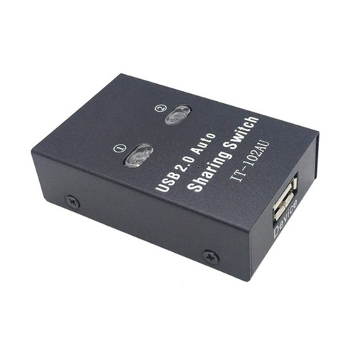 2 Port USB2.0 Sharer Manual Switcher Box Share USB Device for PC Printers - Afbeelding 5 van 10