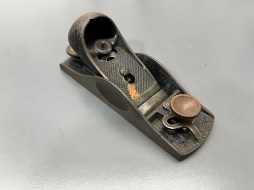 VINTAGE STANLEY SW SWEETHEART 1920'S ADJUSTABLE BLOCK PLANE - MADE IN USA - Picture 4 of 8