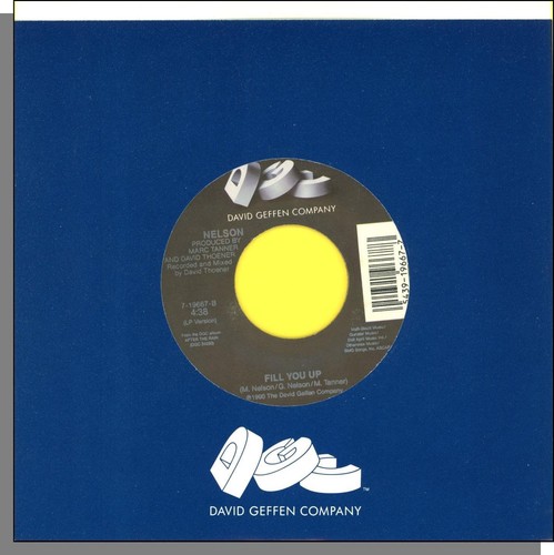 Nelson - After The Rain + Fill You Up - 1990 Geffen 7" 45 RPM Single! - Imagen 2 de 3
