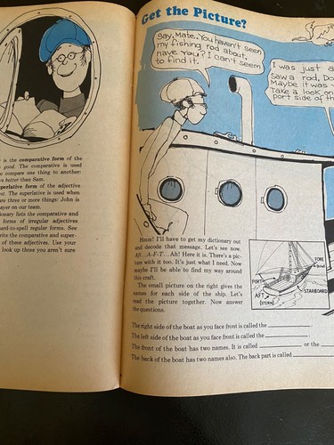 Vintage 1978 Using the DIK-she-nehr-ee A Weekly Reader Study Skills Book C - Picture 4 of 6