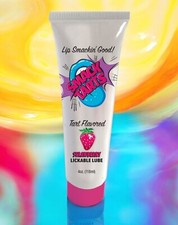 Smack Tarts Deliciously Slippery Lickable Lube Sour Strawberry 4 Oz, New