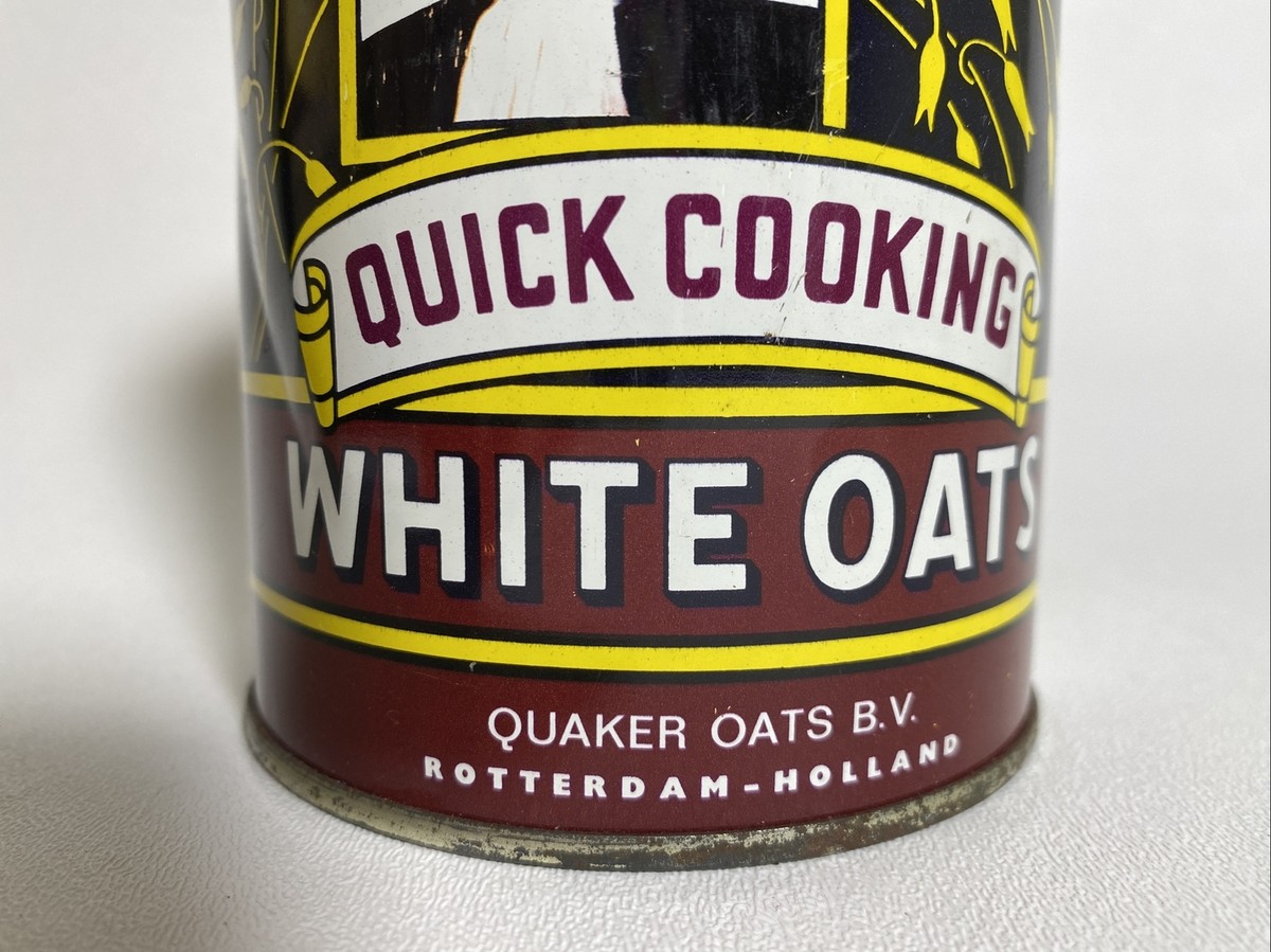 Vintage Quaker Oats Tin Can With Key Made in Holland | eBay