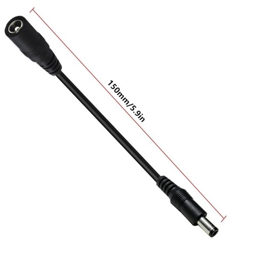DC5521 to 3Pin 3Pin Conversion Cable Wire Female to Male Head Adapter Cord - Photo 2/15