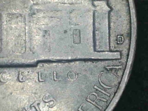 1964D "D" over "S" Jefferson Nickel 5 Cents - Picture 2 of 10