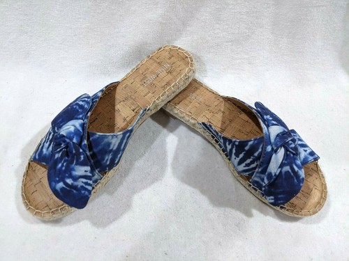 Nine West BELLAH Blue/Multi Women's Espadrille Sandals - Size 8 NWB