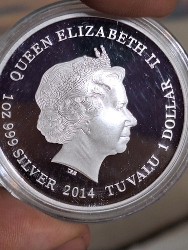 TUVALU 2014 Ships Never Sailed SHERLOCK HOLMES GLORIA SCOTT 1 oz proof silver - Picture 8 of 13