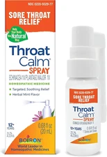 Boiron Throatcalm Spray for Soothing Sore Throat Relief, Plant-Powered Echinacea