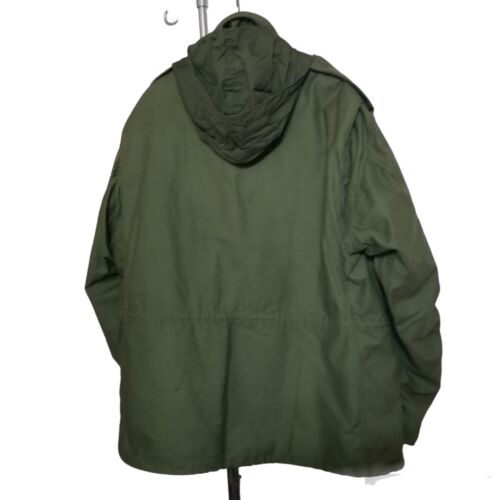 Military Green XL Reg Jacket Coat Cold Weather Field Med Liner DLA100-89-C-0360 - Picture 2 of 24