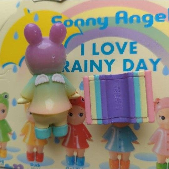 Sonny Angel I Love Rainy Day Series Secret Raincoat Robby
