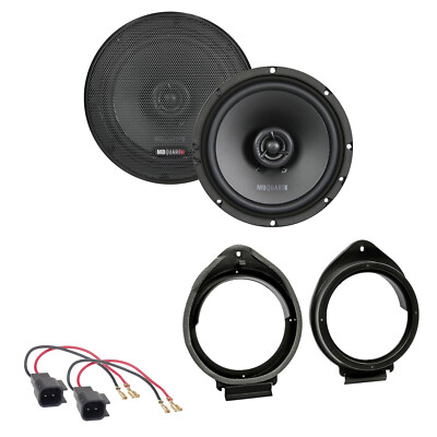 MB QUART QX165 2-Wege Koax Lautsprecher Einbauset für Opel Insignia A Meriva B