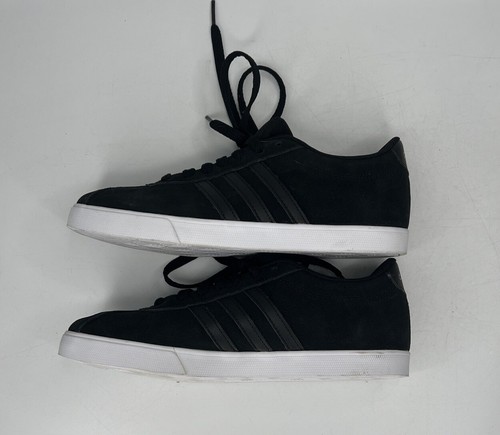 adidas Neo womens black skate/tennis/walking shoes size 7.5 - Picture 3 of 8