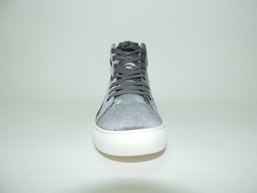 Kenneth Cole Reaction Men's Road High-Top Velvet Sneakers Grey Size 9 M - Bild 2 von 6