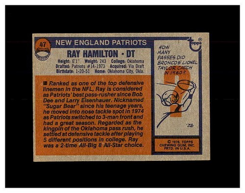 1976 TOPPS FOOTBALL #1-275 YOU PICK SEE PHOTOS OF EVERY CARD STARS *NEW LISTING* - Picture 83 of 497