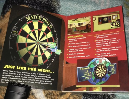 Still Sealed DARTS FRIDAY NIGHT 3D (PC GAME) New - Picture 2 of 6