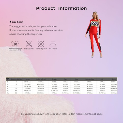 Womens Metallic Shiny Speed Car Racer Driver Jumpsuit Catsuit Bodysuit Romper - Bild 70 von 144