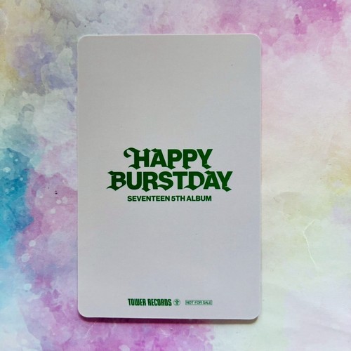 SEVENTEEN HAPPY BURSTDAY DAREDEVIL Ver. 5th Album JAPAN POB Official Photo card - Picture 27 of 115