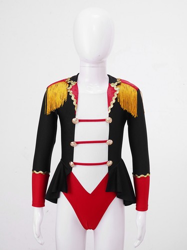Girls Bodysuit Circus Rompers Modern Leotard Photography Jumpsuit Sequin Fancy - Picture 31 of 48