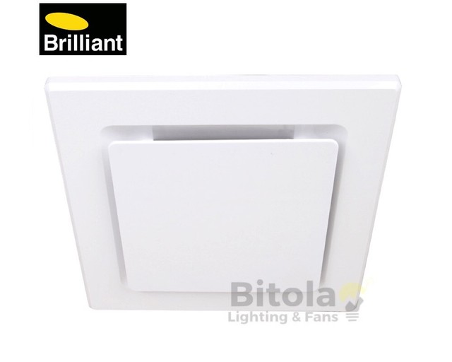 Brilliant Talon White Large 325mm High Extraction Round Bathroom White Large 325mm High Extraction Round