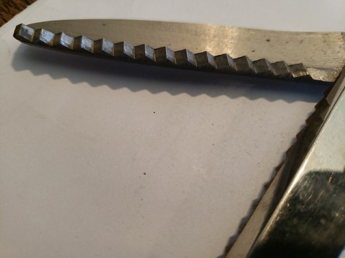 Vintage WISS MODEL CB7 USA PINKING SHEARS SCISSORS Lot of 2 shears - Picture 11 of 11