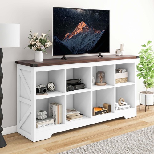 6-8 Cube Storage Horizontal Bookshelf Bookcase Shelf Organizer for Home Office - Picture 6 of 27