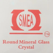 SMEA S-MG ROUND MINERAL GLASS WRISTWATCH CRYSTAL FLAT REPLACEMENT ( CHOOSE SIZE)