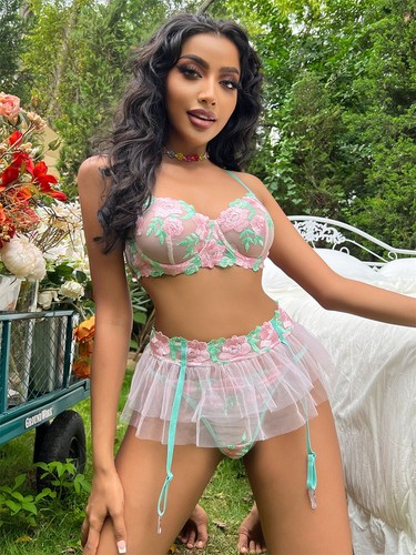 Women's Sexy Lingerie Lace Babydoll Bra Thong Set Sleepwear Underwear Nightwear - Picture 90 of 293