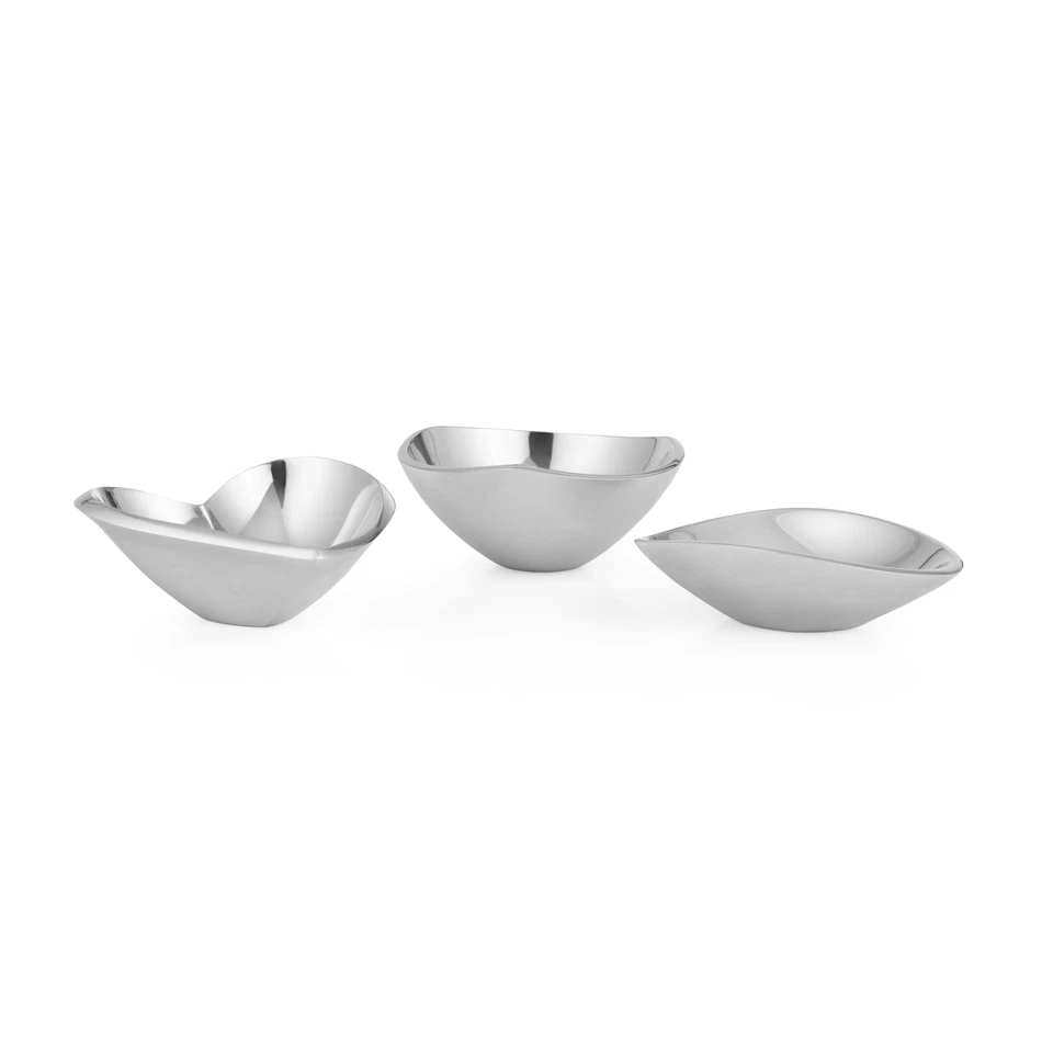 Nambe Alloy Mini Bowl Bundle, Set of 3 - Image 3 of 4