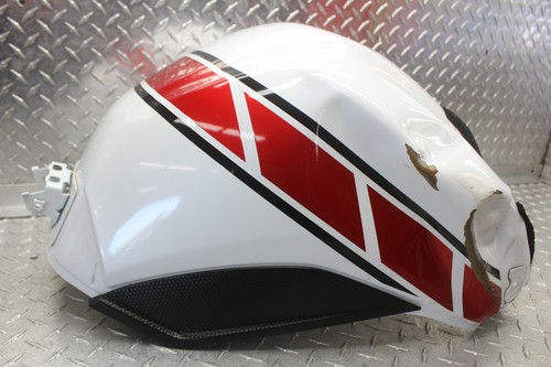 2008 YAMAHA FZ1 WHITE GAS TANK FUEL CELL PETROL RESERVOIR 2D1-WK241-01-P4 - Picture 7 of 12