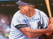MICKEY MANTLE LITHOGRAPH LIMITED EDITION SIGNED & NUMBERED ROBERT STEPHEN SIMON