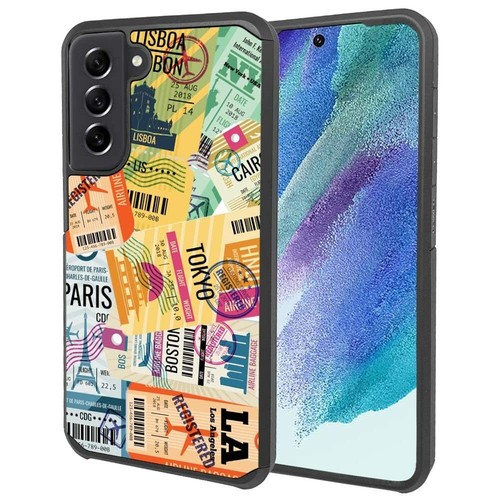 For Samsung Galaxy S21 FE 5G Slim Shockproof Dual Layer Case + Tempered Glass f3 - Picture 18 of 27