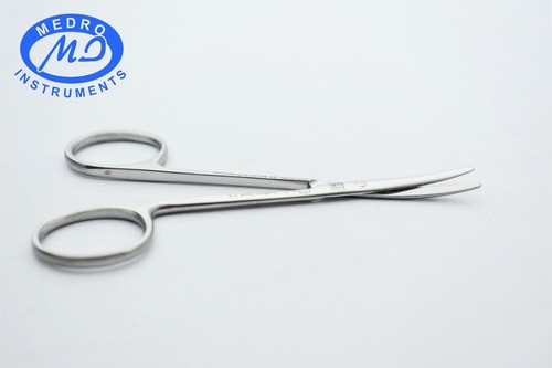 Baby Metzbaum 4.5" Tijeras Curvas Acero Inoxidable Instrumentos Quirúrgicos - Imagen 1 de 20