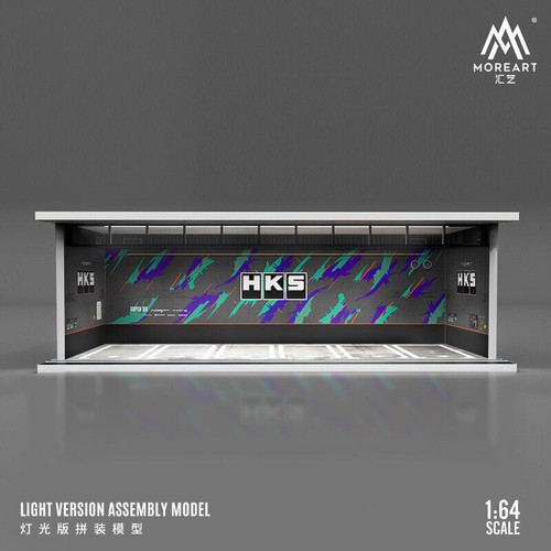 MoreArt 1:64 Parking garage light edition assembled scene Diorama - Picture 10 of 12