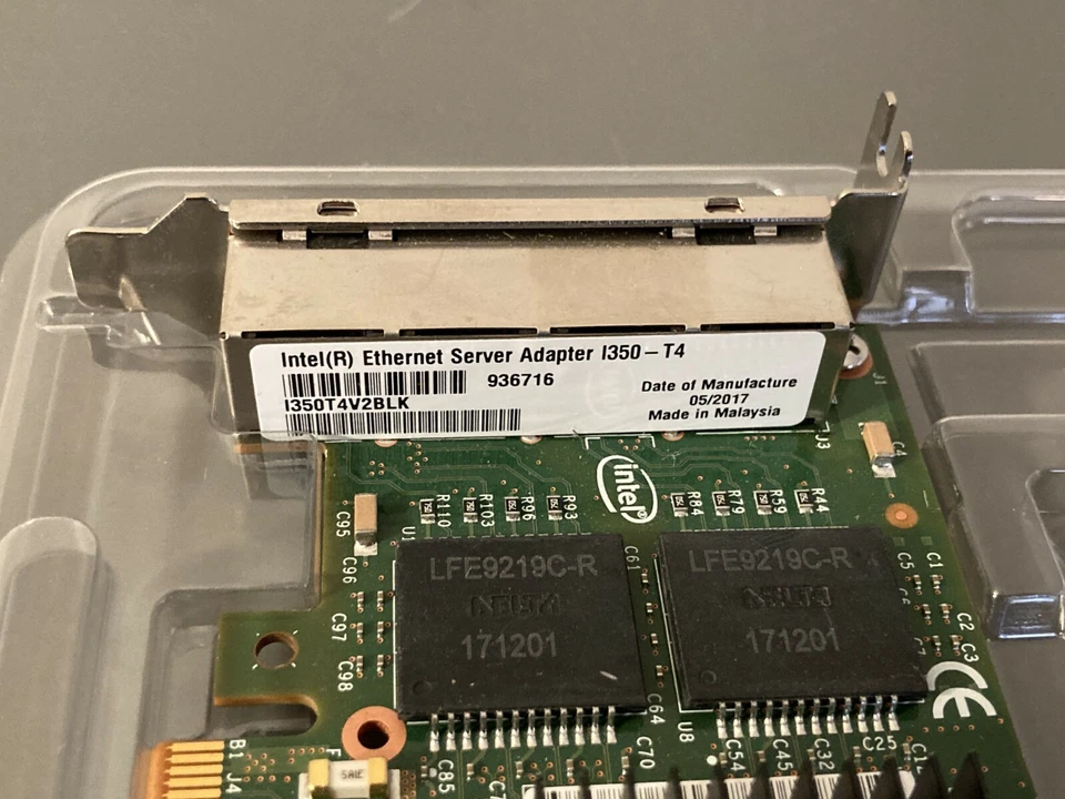 I350T4V2 Original Intel 1GbE Ethernet Server Adapter I350-T4V2 Both brackets - Image 2 of 3