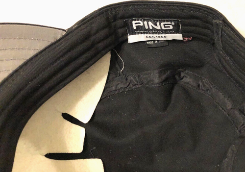 Ping Women's Black Ringer Golf Pink Headwear Strapback Hat Cap One Size New - Picture 3 of 3