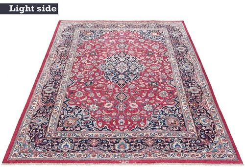 Mashhad Handgeknüpfter Perserteppich 297x201 cm-Fine,Orient,Carpet,Rug,Rot - Bild 7 von 11