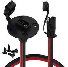 10 AWG SAE Cable Connector SAE Socket Chassis Wire 60Cm SAE to SAE 2 Pin Quick